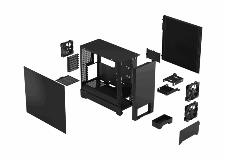 Pop_ATX_Silent_Black_Sheetmetal_12 Exploded View_optimized